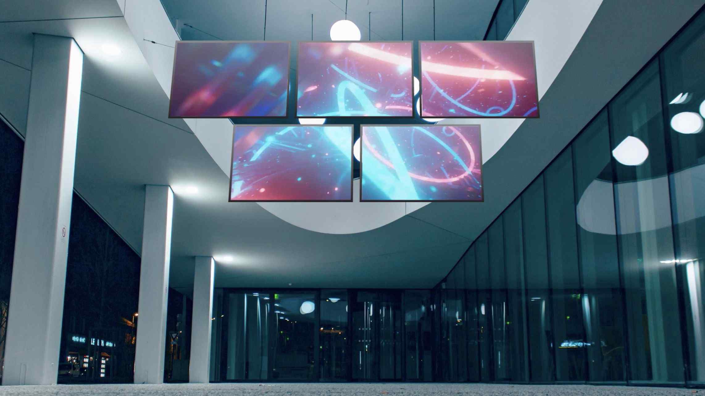 Mosaic design use for bussiness center Turn-Key system pre-configured by Key Digital Engineers 